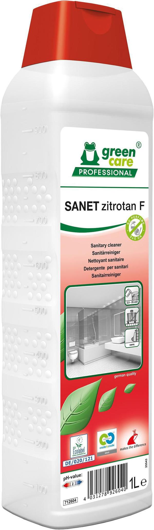 Sanitetsrent SANET zitrotan F 1L
