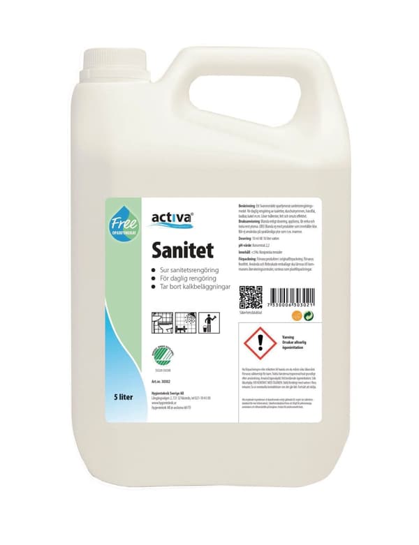 Sanitetsrent ACTIVA Free 5L