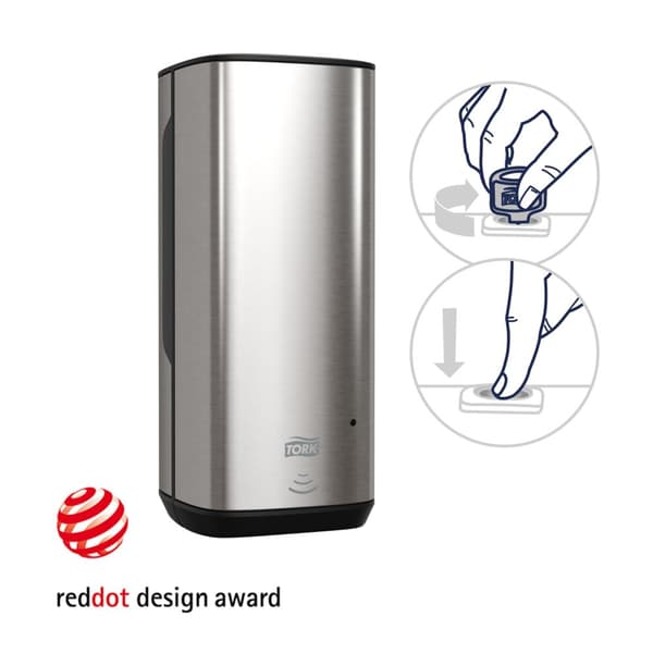 Dispenser TORK S4 Tvål INT Sens. rostf.