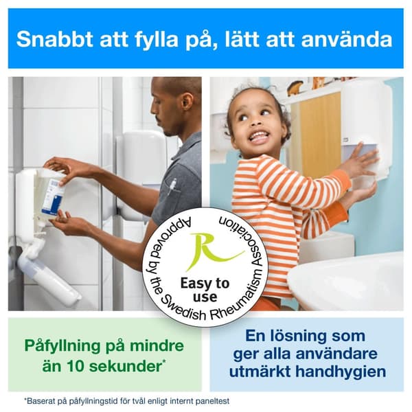Duschtvål TORK S1 Unisexdoft 1L 6st