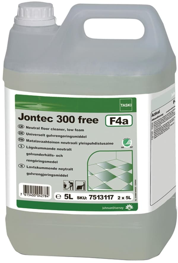 Golvunderhåll JONTEC 300 free 5L 2st