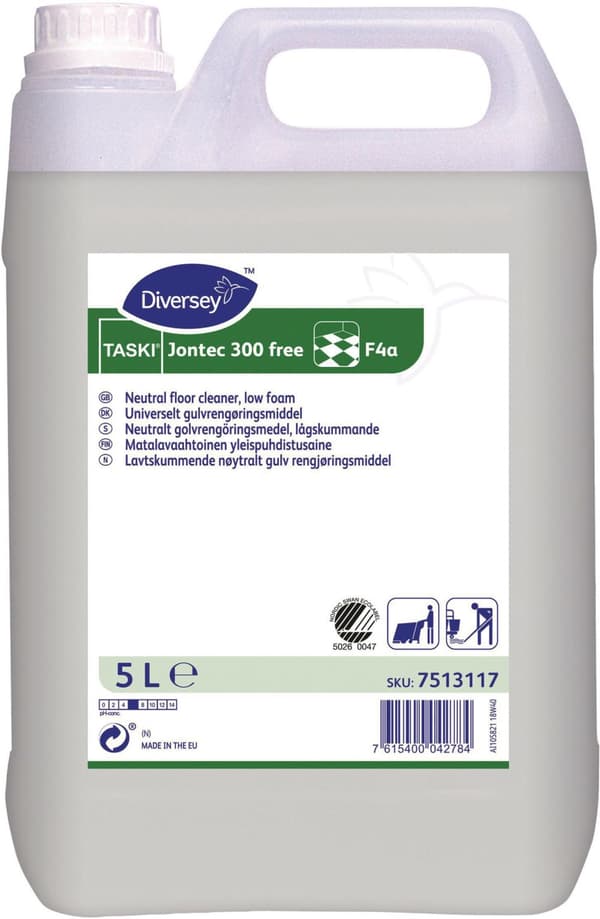 Golvunderhåll JONTEC 300 free 5L 2st