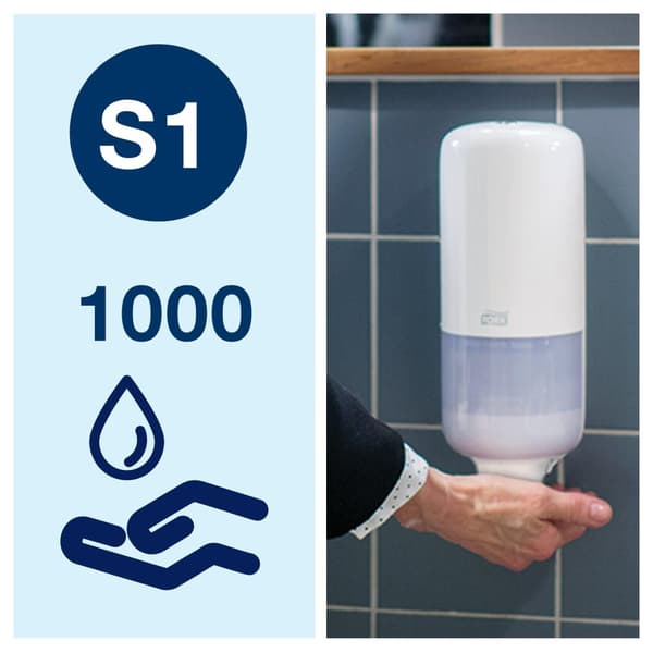 Tvål TORK S1 Pre Extra mild transp. 1L 6st
