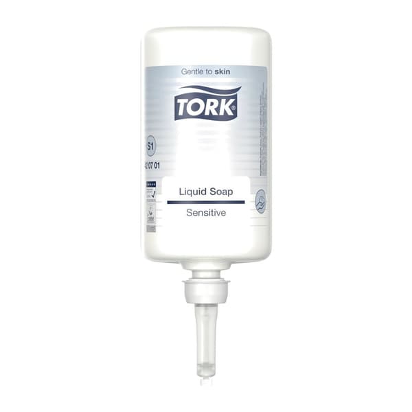 Tvål TORK S1 Pre Extra mild transp. 1L 6st