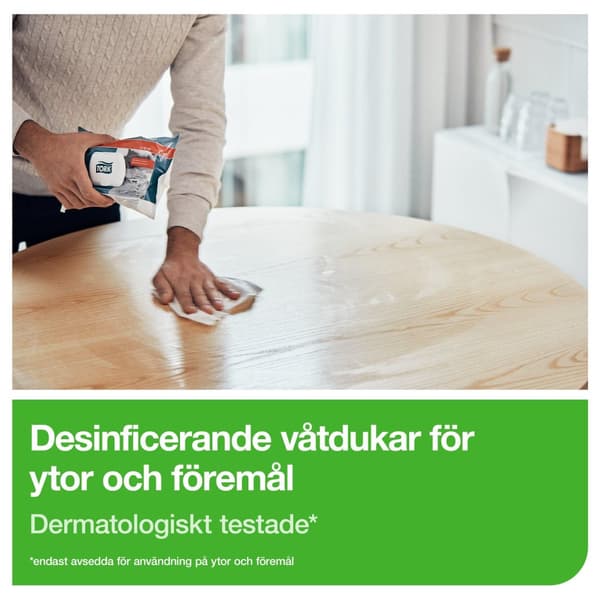 Ytdesinfektionsduk TORK 60/fp