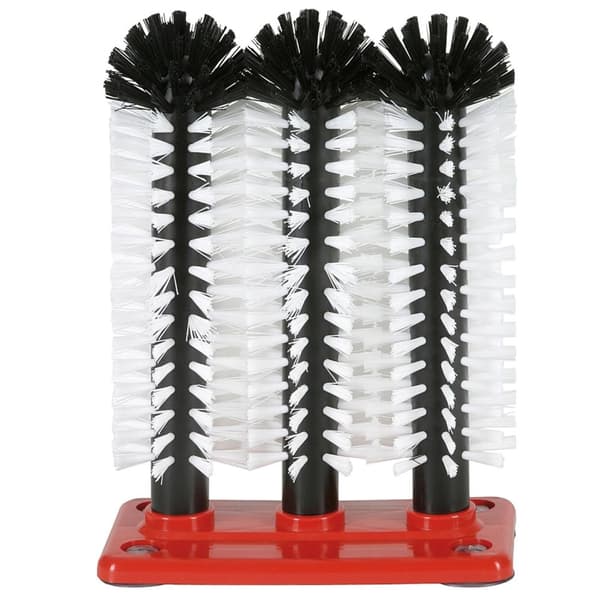 Opvaskebørste, Glasbørste, Børste til glas 3 dele - 3x25 cm til Glasrenser, Glasvasker, Glasopvasker, Glasopvaskemaskine
