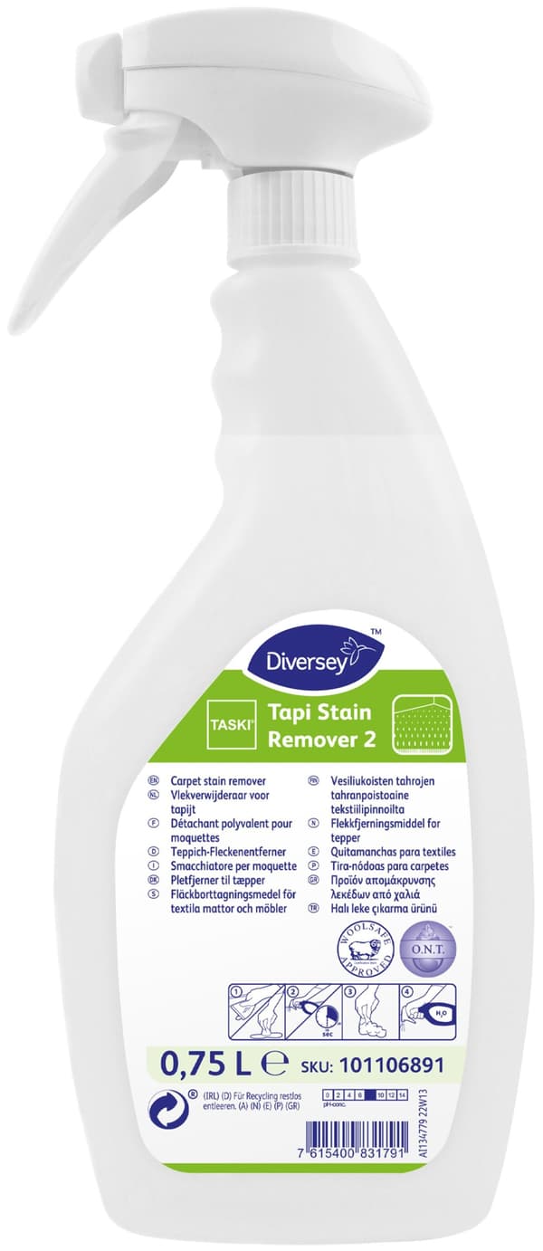 Fläckborttagning TASKI Stain2 750ml 6/fp