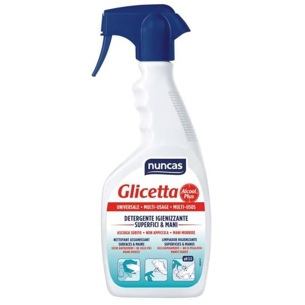 Sanitizing Cleaner Surfaces &amp; Hands Glicetta Vapo 500ml - Desinfektionsmedel