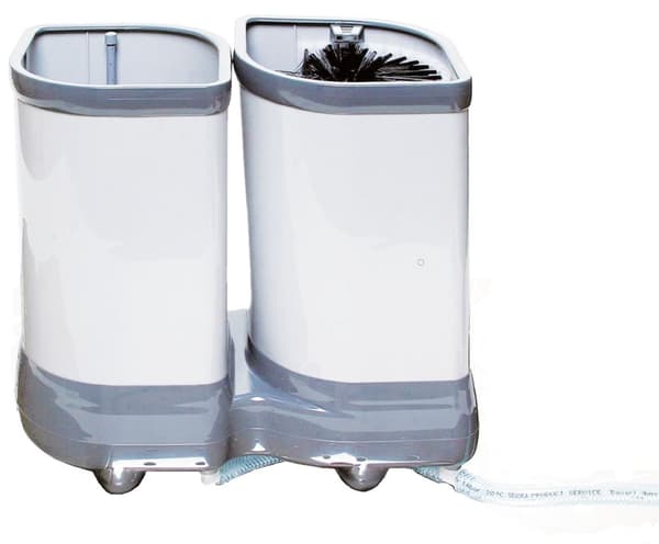 Glasrenser Delfin 2-pot desktop, stor
