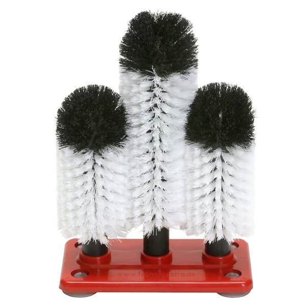 Borste, glasborste, diskborste - 3 pcs, Profis, GR-2 - 2 x 18 + 1 x 24 cm