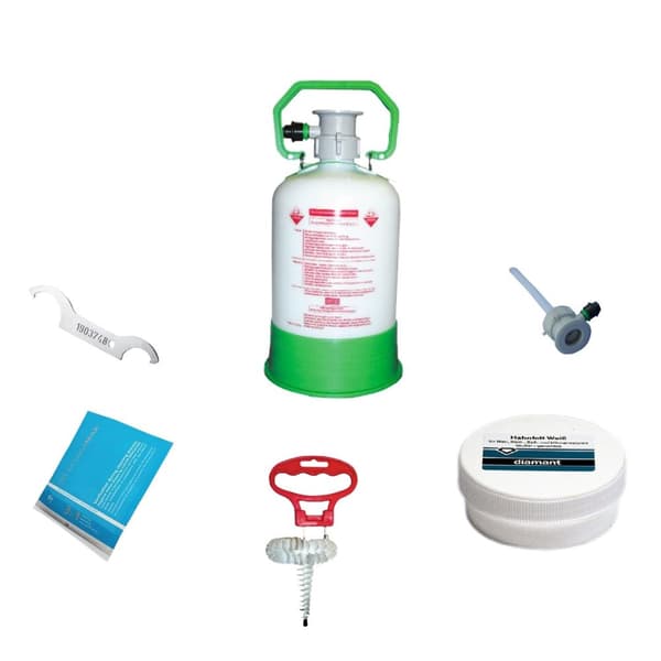Nem rengøringssæt, Type:Type A, Rengørings midler:evi - Power Pulver - Alkalisk, Rengøringsbørste:Temizlik fırçasıTemizlik fırçası