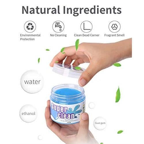 SYOSIN Super Clean Keyboard Cleaner Gel (160g) Rengör damm och smuts för datorer, bilventiler, miniräknare