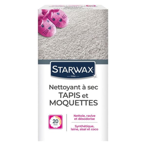 Starwax torrmatta och mattrengöringsmedel