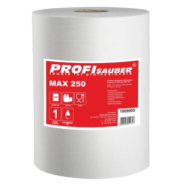 ProfiSauber MAX 250 nonwoven industriel rengøringsklud