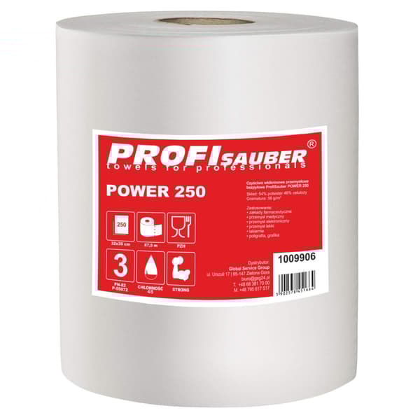 Absorberande nonwoven industriell rengöringsduk ProfiSauber POWER 250