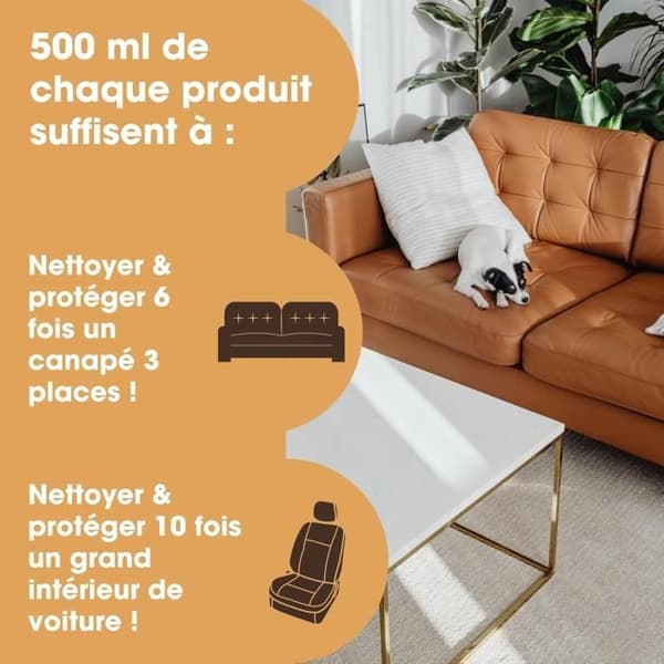 Komplett läderunderhållskit Furniture Clinic
