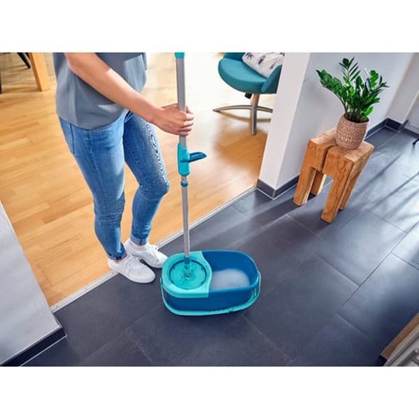 Leifheit 52101 Clean Twist Disc Mop Ergo Set Blå