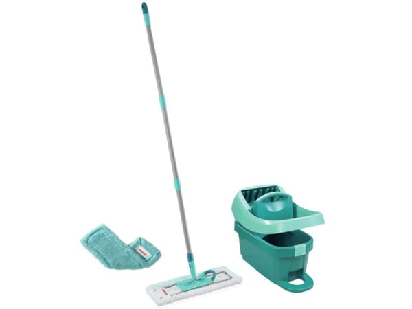 Leifheit 55167 Profi Golvtorkare XL 42 cm Komplett system med hjul Micro Duo + Static Plus