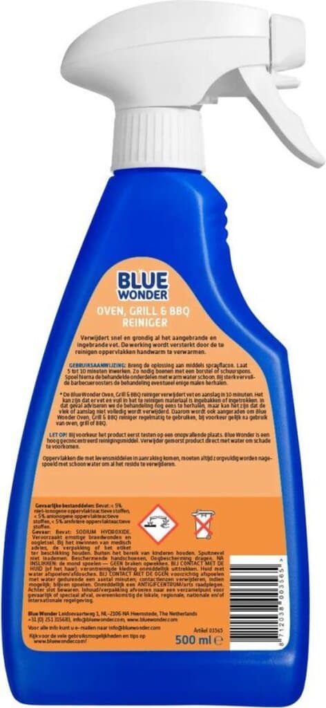 Blue Wonder Ovn/Grill og Barbecue Cleaner Spray