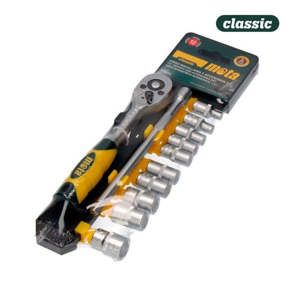 Kit med 12 uttag och tillbehör