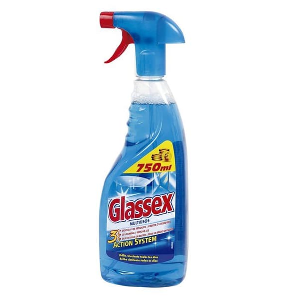 Glassex - 8048849 - Multi-användning rengöringsmedel - renhet, glans och utan spår - 750 ml