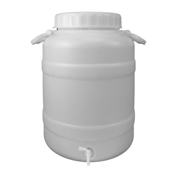 Kanister Garrafa Plastico Alimentario Con Grifo y Boca Ancha 30 Lt.