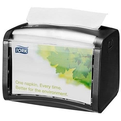 SCA Tork SCA 272611 Tork Xpressnap Borddistributör Svart (4-pack) - 65