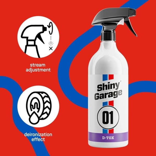 Filtre a particules Shiny garage - 6719-uniw - D-Tox Iron Fallout Remover bord saignant 500 ml universell