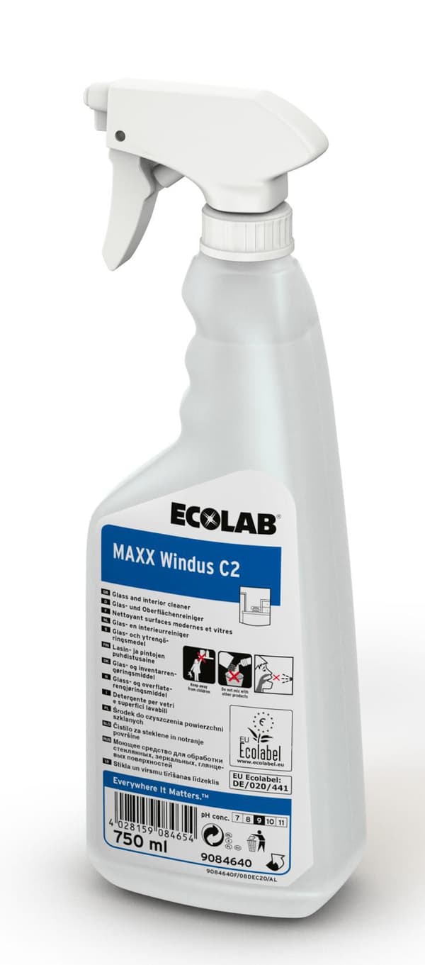 Fönsterputs ECOLAB Maxx Windus 750ml 12st