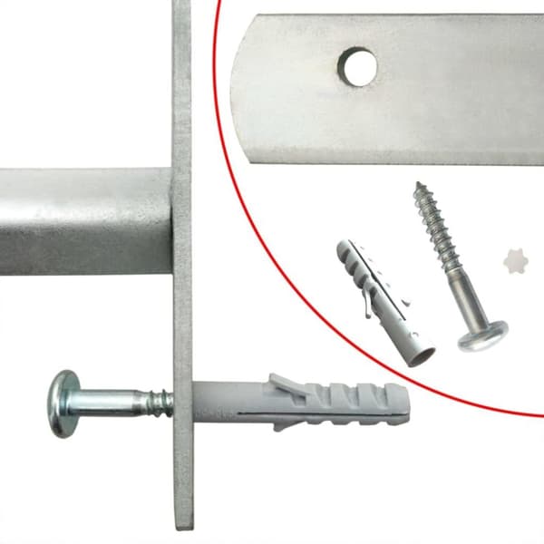 vidaXL Justerbart Fönstergaller för fönster med 3 stänger 1000-1500 mm