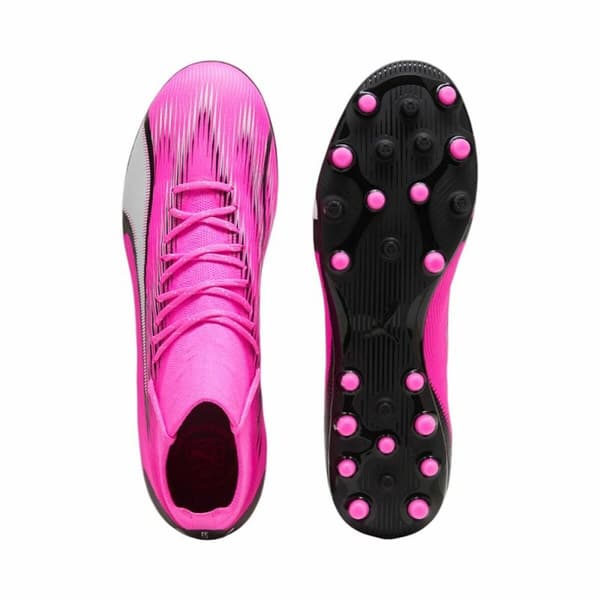Multi-dubbade fotbollsskor för vuxna Puma Ultra Pro MG Vit Mörkrosa