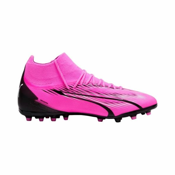 Multi-dubbade fotbollsskor för vuxna Puma Ultra Pro MG Vit Mörkrosa