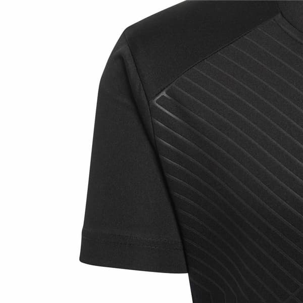 Kortærmet fodboldtrøje til børn Adidas Nemeziz Sort
