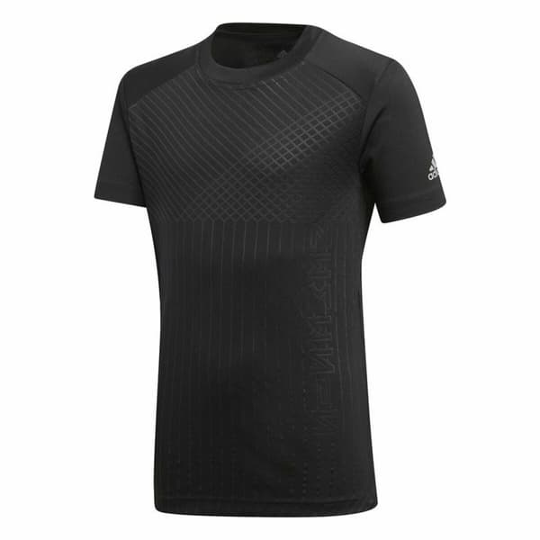 Kortærmet fodboldtrøje til børn Adidas Nemeziz Sort