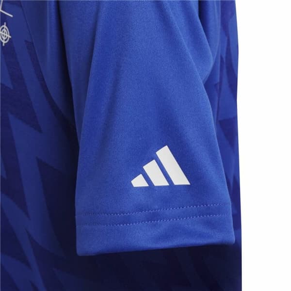 Kortärmad fotbollströja, Barn Adidas Predator Blå