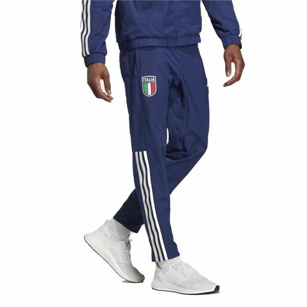 Træningsbukser til fodbold til voksne Adidas Italia Blå Mænd