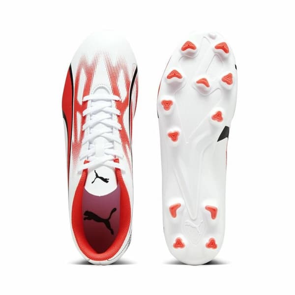 Fotbollsskor för vuxna Puma Ultra Play FG/AG Vit Röd