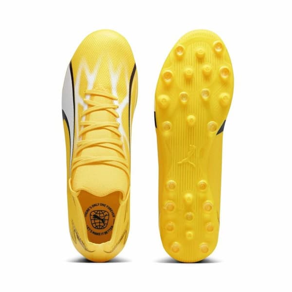 Voksen fodboldstøvler Puma Ultra Match MG Gul