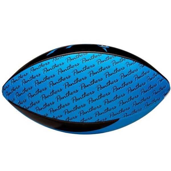 Wilson NFL Team Peewee Carolina Panthers Mini Ball WTF1523XBCA, Amerikanska fotbollar, Unisex, svart, Storlek: 7