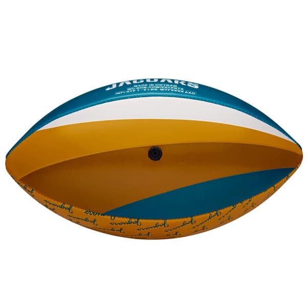 Wilson NFL Team Peewee Jacksonville Jaguars Mini Ball WTF1523XBJX, Amerikanska fotbollar, Unisex, blå, Storlek: 7
