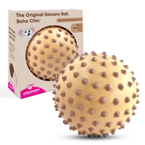 Edushape - Sensory Ball - 18 Cm -  Cream colored (E705172cr)