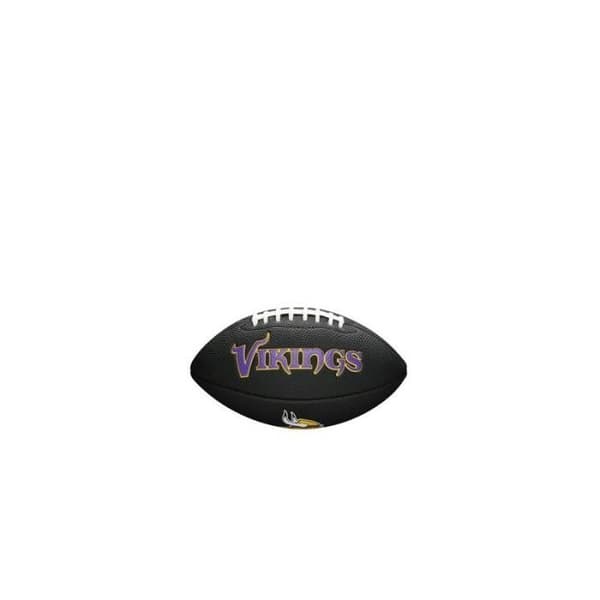Wilson Vikings NFL miniboll för barn - svart/vit - Storlek 0