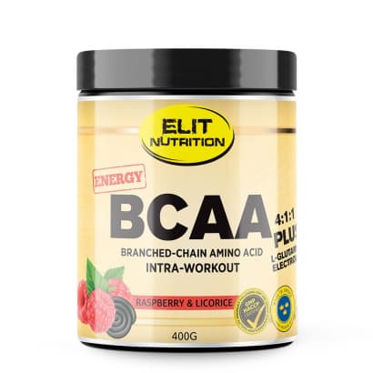 Elit Nutrition BCAA Energy 400 g Raspberry & Licorice