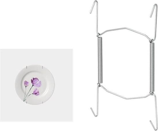 Tomado-Metaltex Tallrikhållare 9-18cm Silver