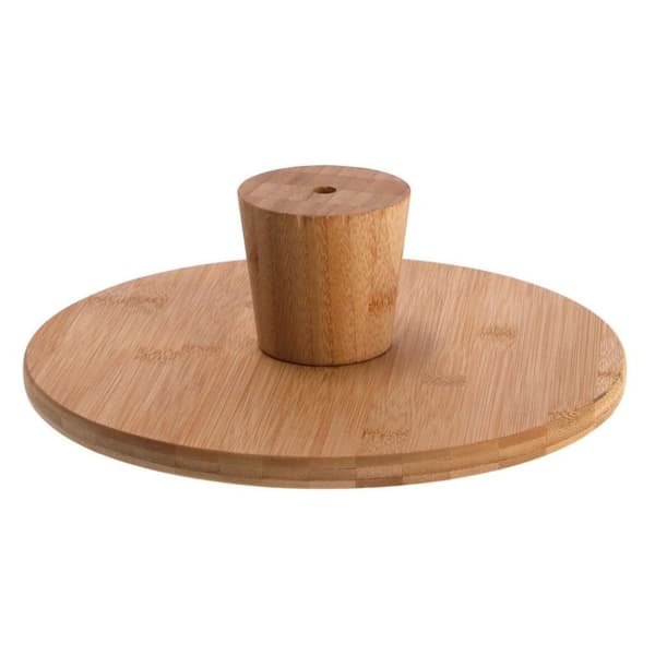 Bambu Serveringsbräda på fot 28x9 cm