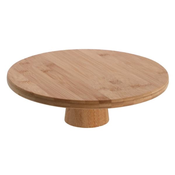 Bambu Serveringsbräda på fot 28x9 cm