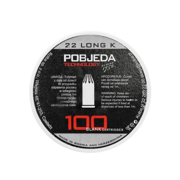 6 mm lange blanke patroner - PTG .22 blank ammunition, meget højlydt