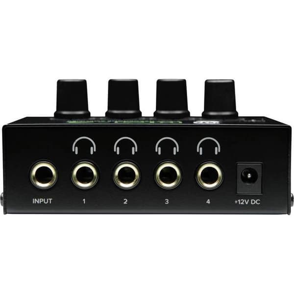 Hörlursförstärkare - Mackie - HM-4 - 4 kanaler - 6,35 mm jackingång - 12V strömförsörjning