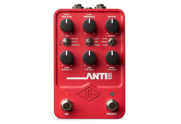 Universal Audio UA UAFX ANTI 1992 High Gain Forstærker - Guitareffekt
