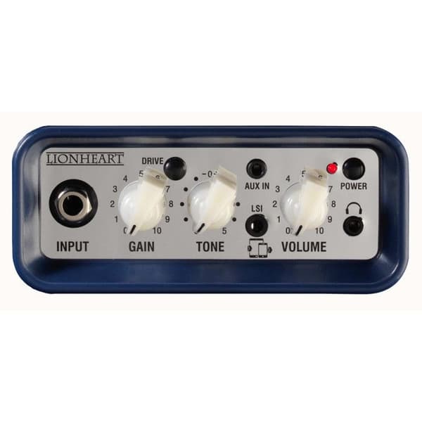 LANEY MINI Lionheart Mono Series Gitarrförstärkare Blå - 3W, Smartphone Interface, Praktisk
